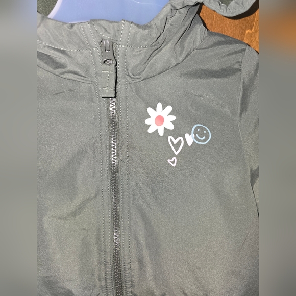 OshKosh: Girl's Midweight, Hooded, Zip-up Jacket w/ Warm Fleece Lining, Size: 5 - Picture 14 of 16